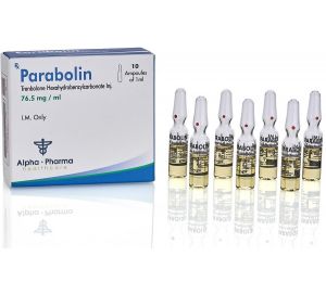 Parabolin for sale | Trenbolone Hexa 76.5 mg/ml | 10 amps Alpha Pharma